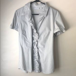 NWOT ruffles shirt